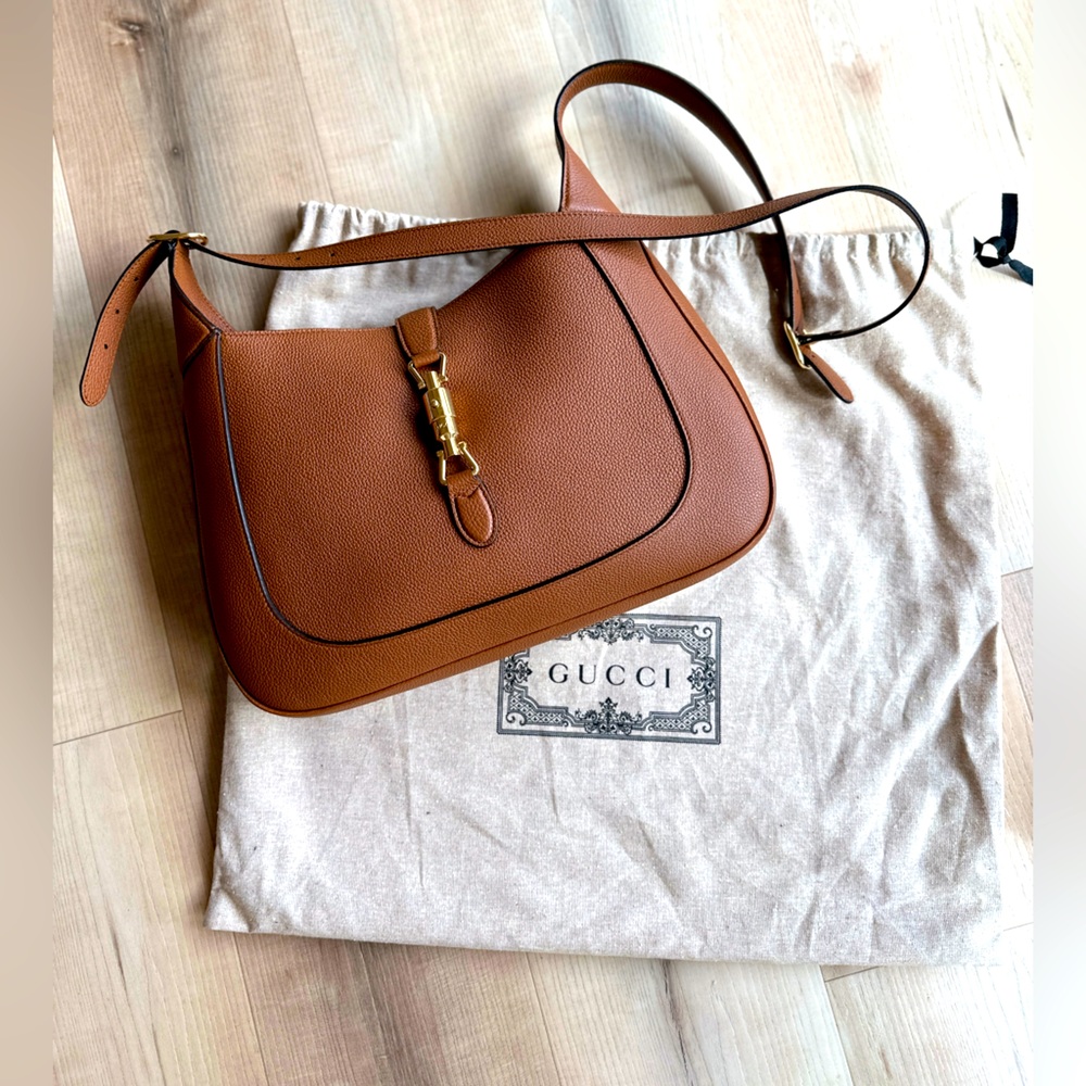 Gucci Jackie 1961 bag in cutie brown leather EXCELLENT CONDITION